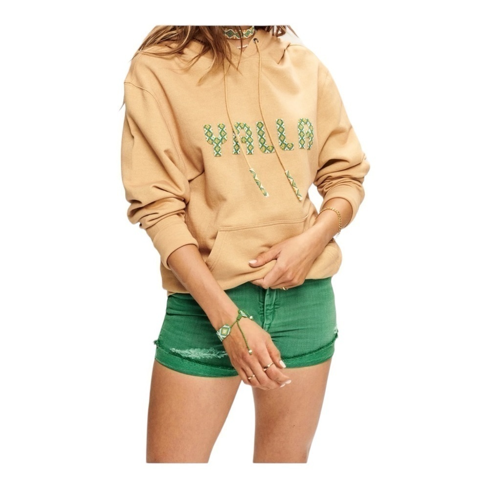 SER.O.YA Jax Hoodie in Croissant NWT